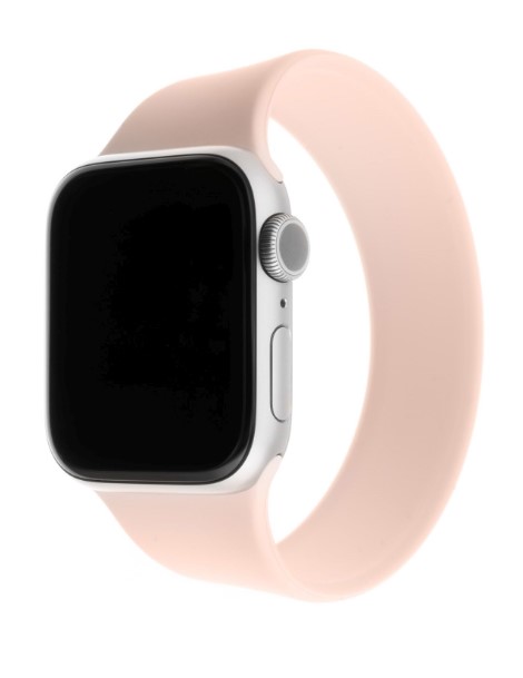 Řemínek FIXED (FIXESST-436-XS-PI) Silicone Strap pro Apple Watch 38/40/41 mm velikost XS růžový