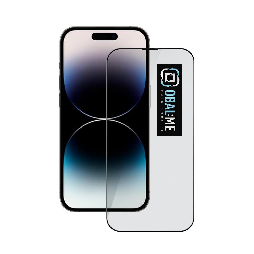 Tvrzené sklo OBAL:ME 5D pro Apple iPhone 14 Pro černé
