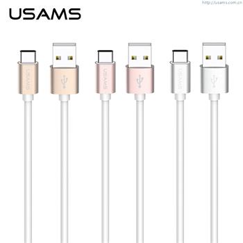USAMS datový kabel USB Type-C Silver