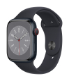 Apple Watch S8 Cell/45mm/Midnight/Sport Band/Midnight