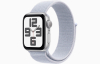Apple Watch SE/44mm/Silver/Sport Band/Blue Cloud