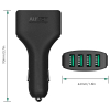 Aukey CC-01 autonabíječ 4x (2.4A výstup) nabíjení