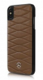 Pouzdro Mercedes (MEHCPXCSPBR) Hard Case New Bow pro Apple iPhone X Walnut Brown