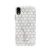Pouzdro SoSeven (SSBKC0095) Milan Case Hexagonal Marble pro Apple iPhone Xr růžovo bílé