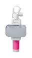 Selfie tyč CellularLine Total View s otočným zrcátkem růžová