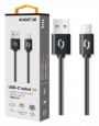 Nabíjecí a datový kabel Aligator (DAKA005) s USB-C konektorem 1m černý