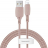 Datový kabel Baseus (CALDC-04) USB-A/lightning 1.2m Colorful 2.4A růžový