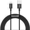 Datový kabel Baseus (CALYS-C01) USB-A/lightning 2m Superior 2.4A černý 