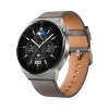 Huawei Watch GT3 Pro 46mm Light Titanium Case + šedý fluoroelastomer řemínek