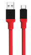 Nabíjecí a datový kabel Tactical Fat Man USB-A/USB-C 1m červený