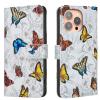 Pouzdro CaseMe Binfen Painted (motýl) pro Samsung Galaxy A57 bílé
