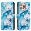 Pouzdro CaseMe Binfen Painted (kytičkované) pro Samsung Galaxy A57 modré