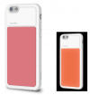 Pouzdro Lumdoo Night Glow pro Apple iPhone 6/6S růžovo bílé