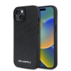 Karl Lagerfeld PU Quilted Pattern Zadní Kryt pro iPhone 15 Black