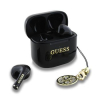 Guess Classic Logo Charm TWS Bezdrátová Sluchátka Black