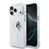 Karl Lagerfeld IML Choupette Peekaboo MagSafe Zadní Kryt pro iPhone 17 Pro Max Transparent