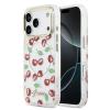 Guess IML Glitter Cherry MagSafe Zadní Kryt pro iPhone 17 Pro