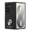 Karl Lagerfeld PU Saffiano Karl and Choupette Zadní Kryt pro Samsung Galaxy Z Fold 8 Ultra Black