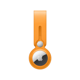 AirTag Leather Loop - California Poppy / SK