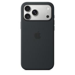 iPhone 17 Pro Max Silicone Case w MS – Black / SK