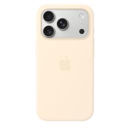 iPhone 17 Pro Silicone Case with MS – Vanilla / SK