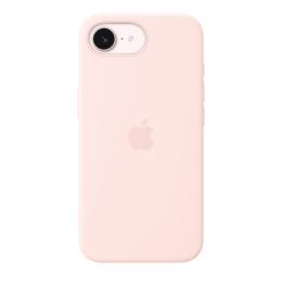 iPhone 17e Silicone Case with MS – Soft Pink / SK