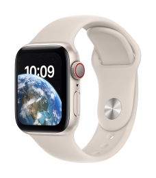 Apple Watch SE Cell/40mm/Starlight/Sport Band/Starlight