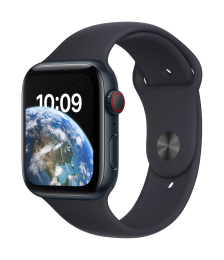 Apple Watch SE Cell/44mm/Midnight/Sport Band/Midnight