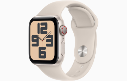 Apple Watch SE Cell/44mm/Starlight/Sport Band/Starlight/-S/M