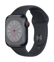 Apple Watch S8 Cell/41mm/Midnight/Sport Band/Midnight