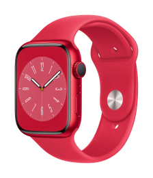 Apple Watch S8 Cell/45mm/PRODUCT RED/Sport Band/PRODUCT RED