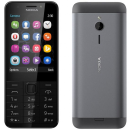 Nokia 230 Dual SIM Dark Silver (A)