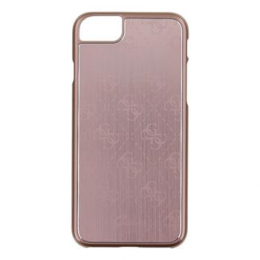 Pouzdro Guess 4G Aluminium iPhone 7 růžové