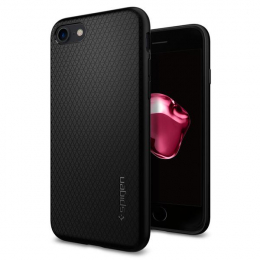 Pouzdro Spigen (042CS20511) Liquid Air pro Apple iPhone 7/8 Black/SE 2020/ SE 2022 černé