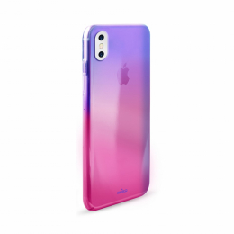 Pouzdro Puro Hologram pro Apple iPhone X růžové