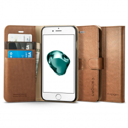 Pouzdro Spigen Wallet S (043CS20544) pro Apple iPhone 7/8 Plus hnědé