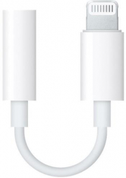 Redukce Apple MMX62ZM/A na 3.5 mm jack bílá