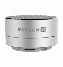 Bluetooth reproduktor Swissten i-METAL stříbrný