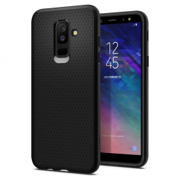 Pouzdro Spigen (597CS24095) Liquid Air pro Samsung A605 Galaxy A6 Plus 2018 Black