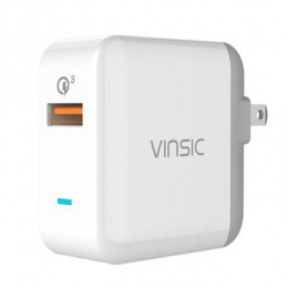 Nabíječka Vinsic s podporou Quick Charge 3.0 bílá