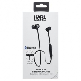 Bezdrátová sluchátka Karl Lagerfeld (CGBTE08) Wireless Stereo Black