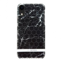 Pouzdro SoSeven (SSBKC0096) Milan Case Hexagonal Marble pro Apple iPhone Xr černé