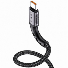 Datový kabel USAMS SJ289 Type-C s podporou až 5A černý