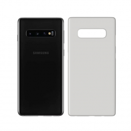 Ochranný kryt 3mk Natural Case pro Samsung G973 Galaxy S10 poloprůhledný - bílý