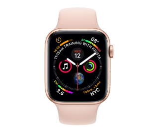 Apple Watch Series 4 40mm zlaté + růžový řemínek (B)