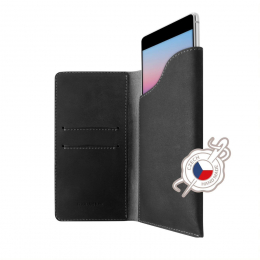 Pouzdro FIXED Pocket Book pro Apple iPhone X/Xs šedé