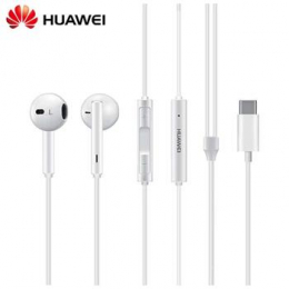 Sluchátka Huawei CM33 s USB-C konektorem bílá