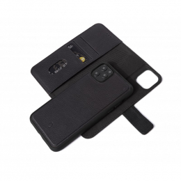 Pouzdro Decoded (D9IPOXIMDW2BK) Leather 2v1 Wallet pro Apple iPhone 11 Pro Max černé