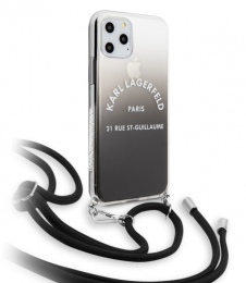 Pouzdro Karl Lagerfeld (KLHCN58WOGRBK) Gradient pro Apple iPhone 11 Pro černé