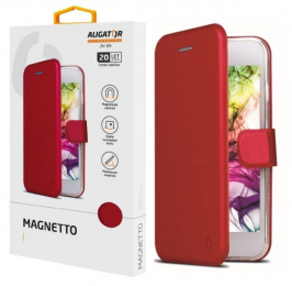 Pouzdro Aligator Magnetto pro Xiaomi Redmi Note 8 Pro červené
